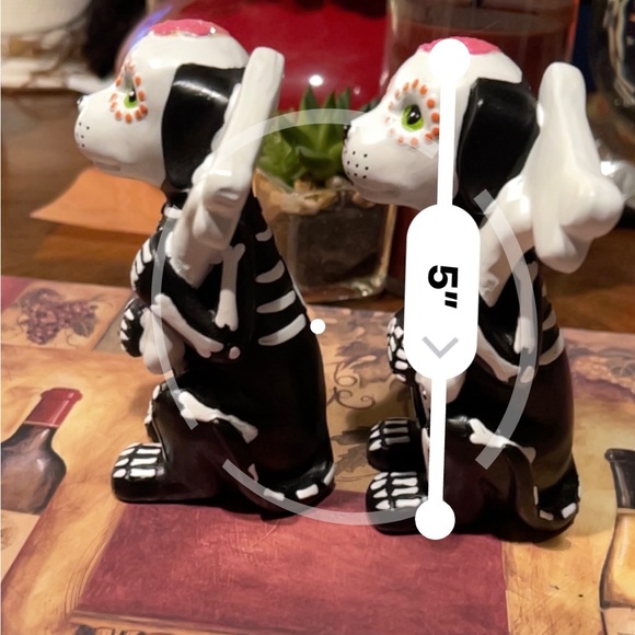 2 cute festive skeleton dogs decor comes in a pair - Picture 6 of 7